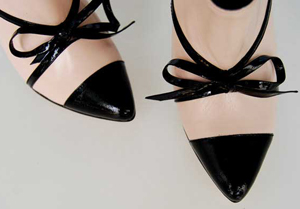 Manolo Blahnik Cap Toe Bootie light pink