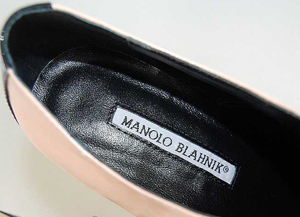 Manolo Blahnik Cap Toe Bootie light pink