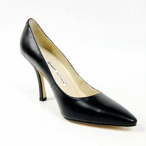 Manolo Blahnik Leather Pump
