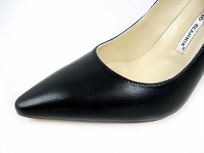Manolo Blahnik Leather Pump