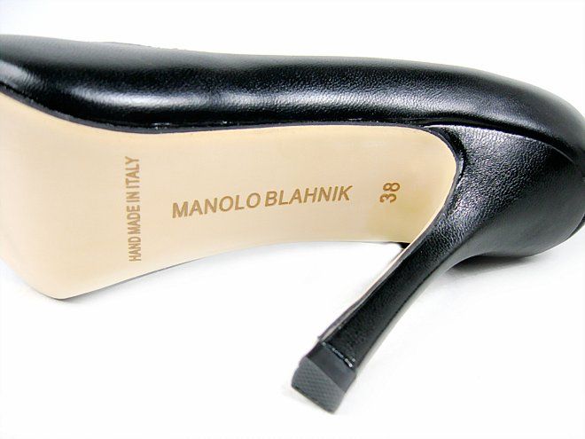 Manolo Blahnik Leather Pump