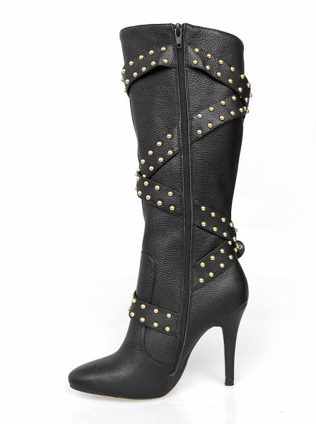 Manolo Blahnik Studded-Strap Boot