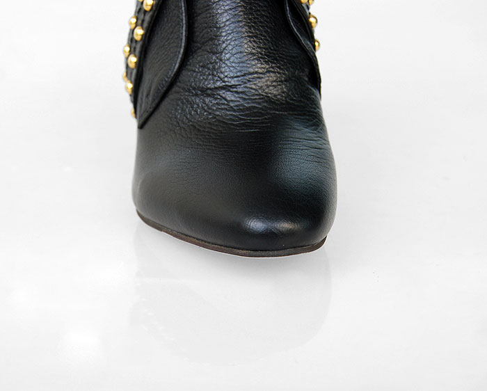 Manolo Blahnik buckled X-strap ankle booties