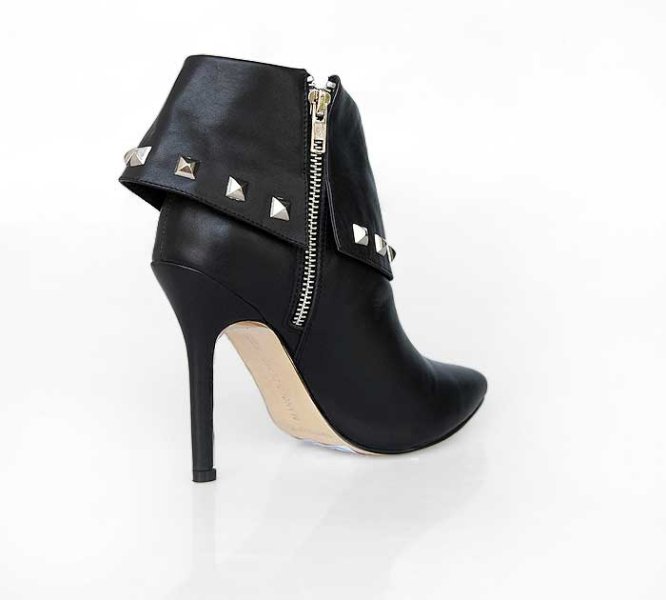 Manolo Blahnik buckled zip Ankle boots black