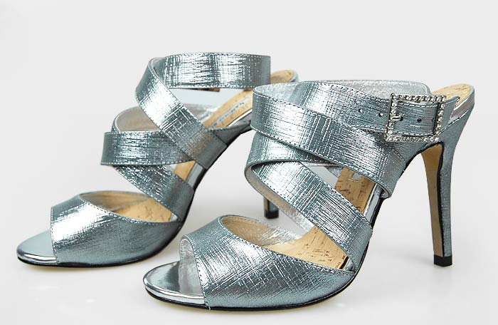 Manolo Blahnik multi-strap sandals light blue