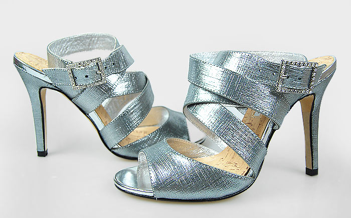 Manolo Blahnik multi-strap sandals light blue