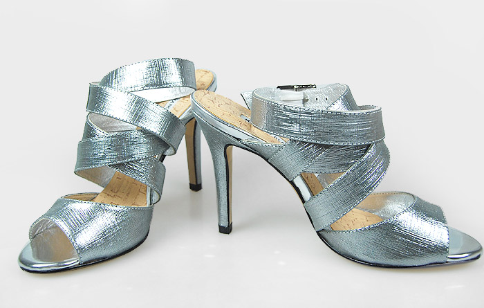 Manolo Blahnik multi-strap sandals light blue