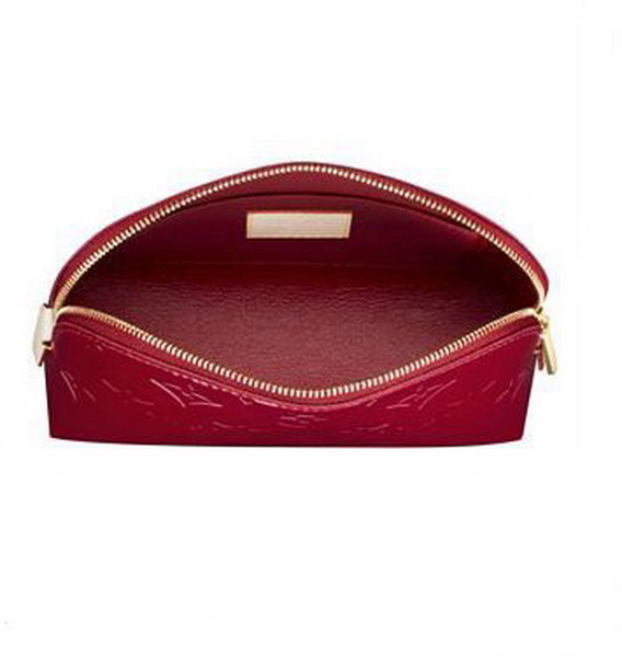 Louis Vuitton Pelle Monogram Vernis Pochette Cosmetique Pomme Damour Borse M91496