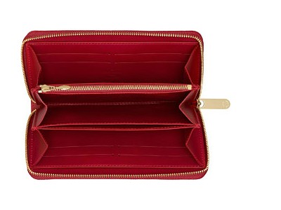 Louis Vuitton Pelle Monogram Vernis Portafoglio Zippy Pomme Damour Borse M91981