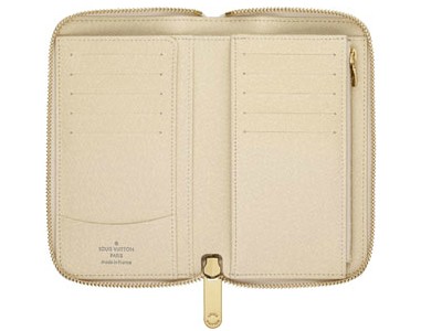 Louis Vuitton Tela Damier Azur Portafoglio Zippy Compact Borse N60029