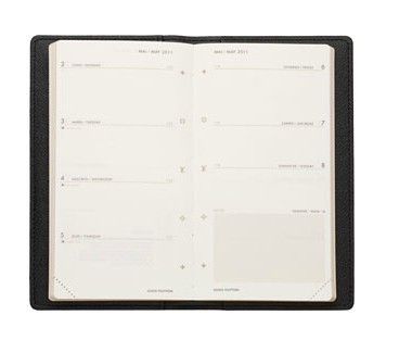 Louis Vuitton Tela Damier Graphite Copertina Agenda Poche Borse R20975 Uomo