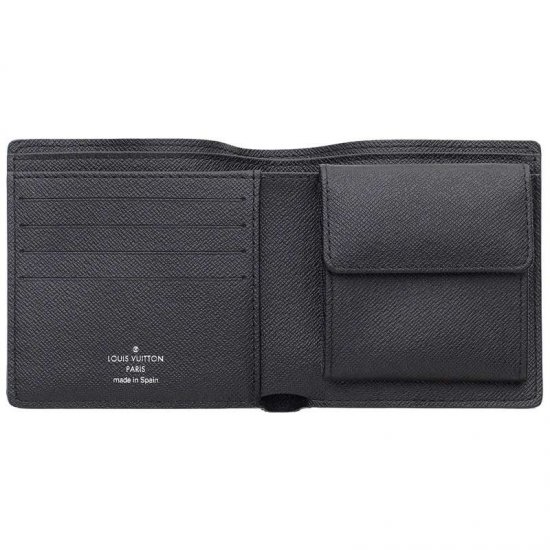 Louis Vuitton Tela Damier Graphite Portafoglio Marco Borse N62664 Uomo