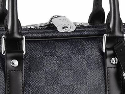 Louis Vuitton Tela Damier Graphite Porte Document Voyage Borse N41125 Uomo