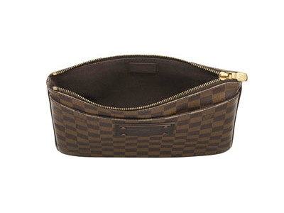 Louis Vuitton Tela Damier Pochette Plate Brooklyn Borse N41100 Uomo
