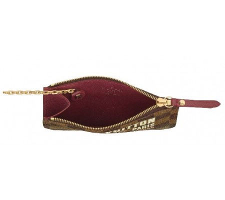 Louis Vuitton Tela Damier Pochette Portachiavi Scribe Borse N63094