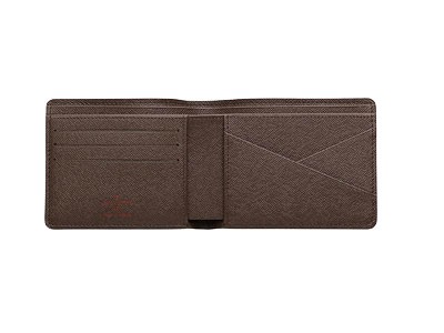 Louis Vuitton Tela Damier Portafoglio Multiple Borse N60895 Uomo