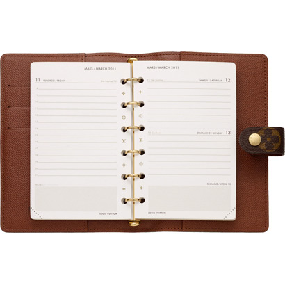 Louis Vuitton Tela Monogram Copertina Agenda PM Borse R20005 Uomo
