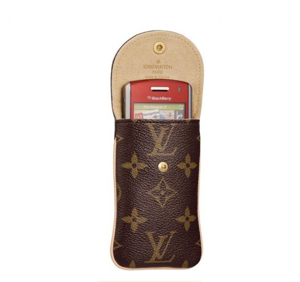 Louis Vuitton Tela Monogram Custodia International Telefono PM Borse M66547 Uomo