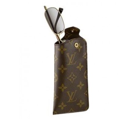 Louis Vuitton Tela Monogram Custodia Occhiali PM Borse M66545 Uomo