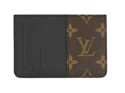 Louis Vuitton Tela Monogram Macassar Portacarte Di Credito Neo Borse M60166 Uomo