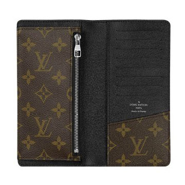 Louis Vuitton Tela Monogram Macassar Tanon Wallet Borse M93800 Uomo