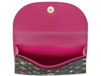 Louis Vuitton Tela Monogram Multicolore Porta Biglietti Da Visita Borse M66561