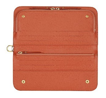 Louis Vuitton Tela Monogram Multicolore Portafoglio Insolite Arancione Borse M60270