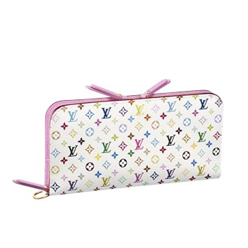 Louis Vuitton Tela Monogram Multicolore Portafoglio Insolite Litchi Borse M93751