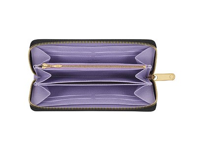 Louis Vuitton Tela Monogram Multicolore Portafoglio Zippy Violette Borse M60275