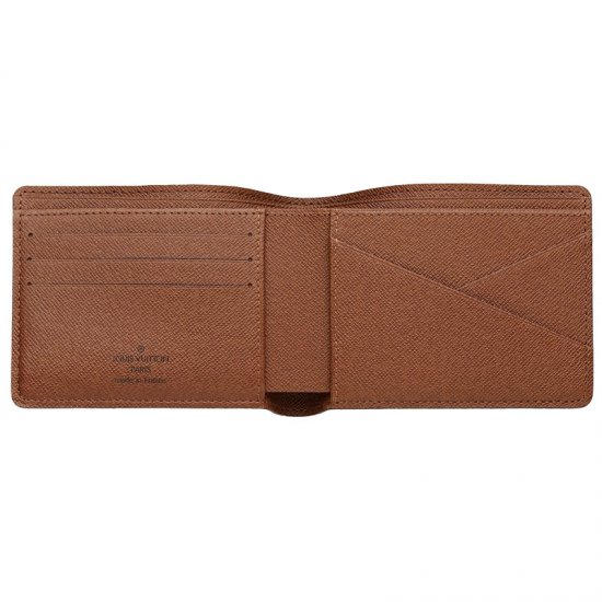 Louis Vuitton Tela Monogram Portafoglio Multiple Borse M60895 Uomo