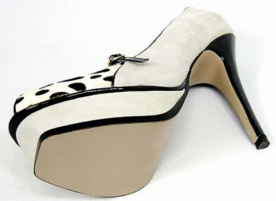 YSL Animal print Platform peep toe high heel pump