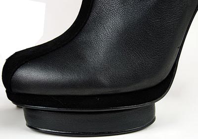 YSL Platform Black knee Boots