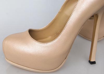 YSL Tribtoo Platform Pumps pink