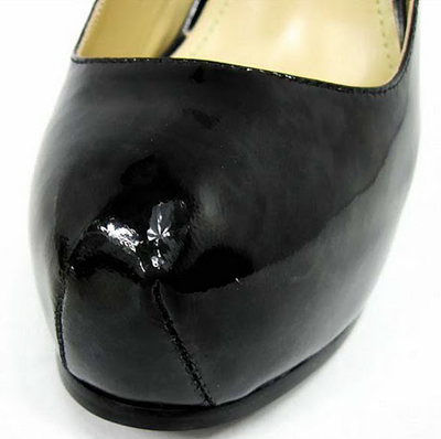 YSL Tribtoo Platform Slingback high heel Pumps black