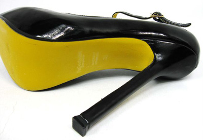 YSL patent leather Tribute high heel Pump black