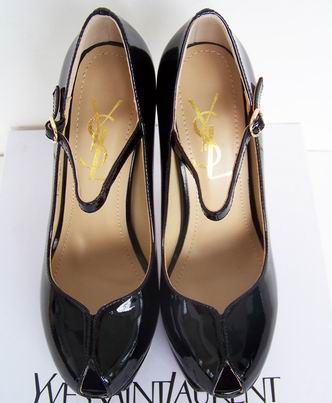 YSL Tribute high heel Pumps Black Patent