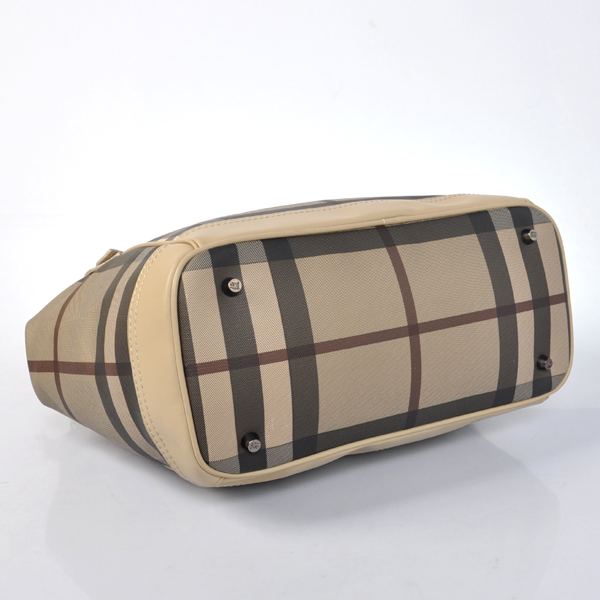 Burberry affumicato Controllare Media Hobo Borsa 36904251