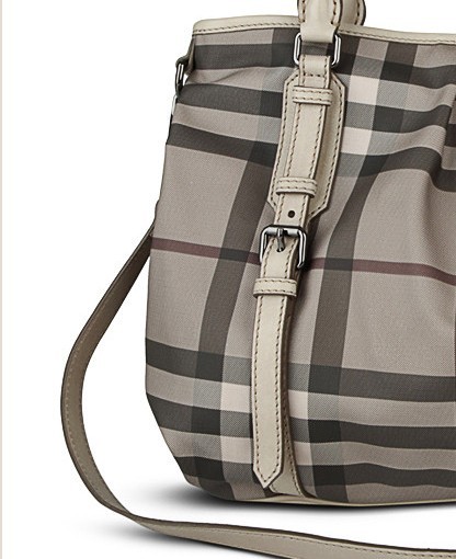 Burberry affumicato Controllare Hobo Borsa 10000909614