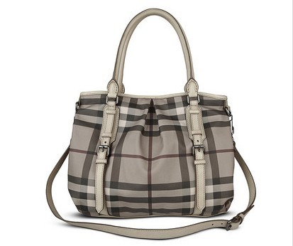 Burberry affumicato Controllare Hobo Borsa 10000909614