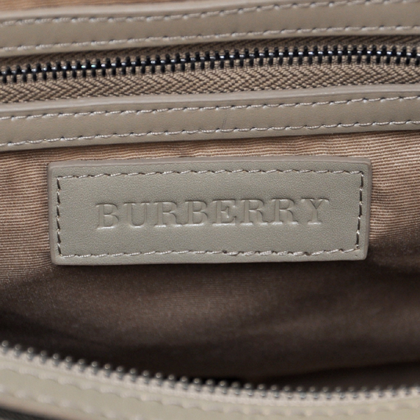 Burberry affumicato Controllare Bowling Borsa 10000011618