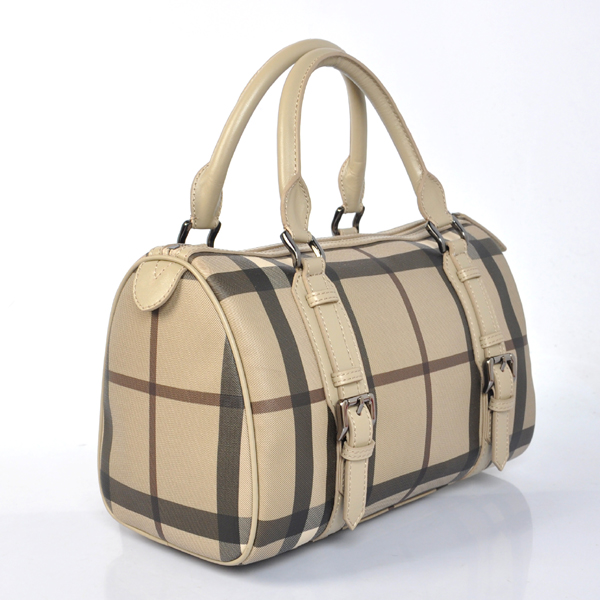 Burberry affumicato Controllare Bowling Borsa 10000011618