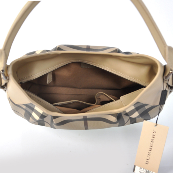 Burberry Piccolo affumicato Controllare Hobo Borsa 10000011617