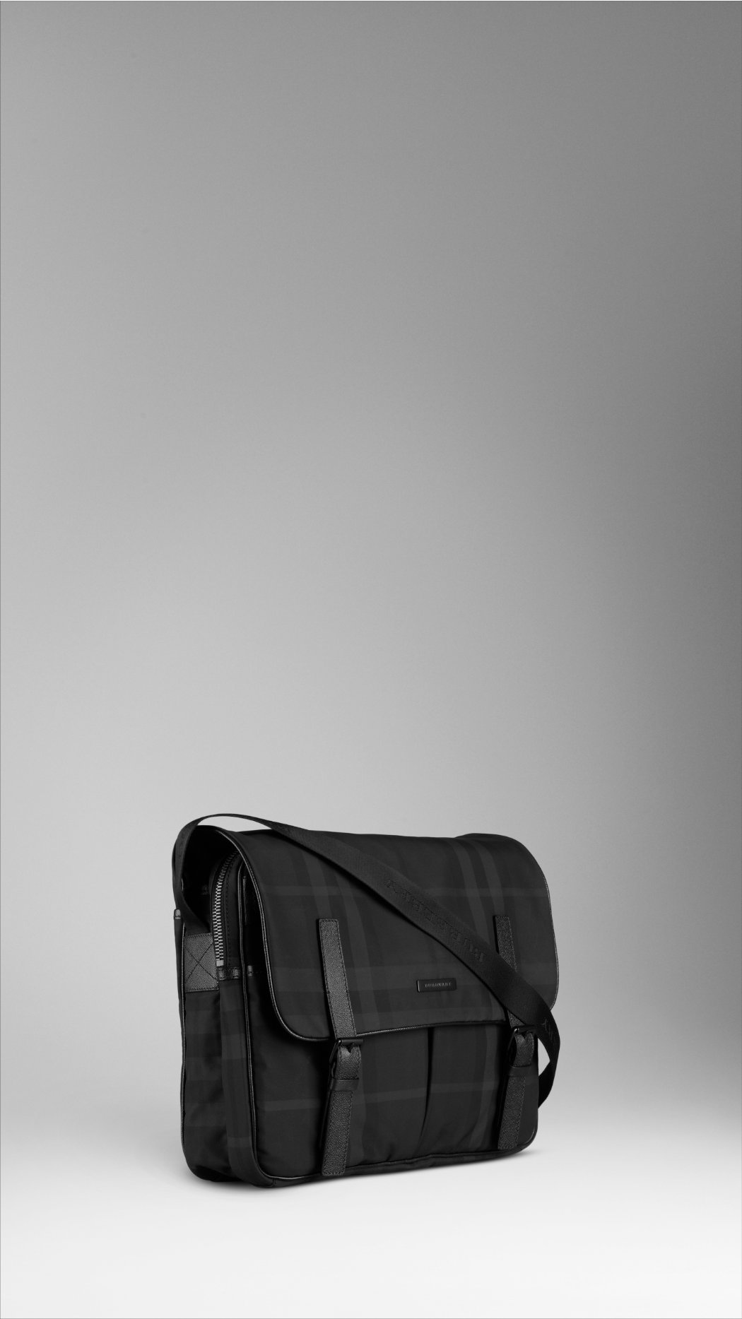 Burberry Media Batti Controllare Nylon Computer Borsa 37413811