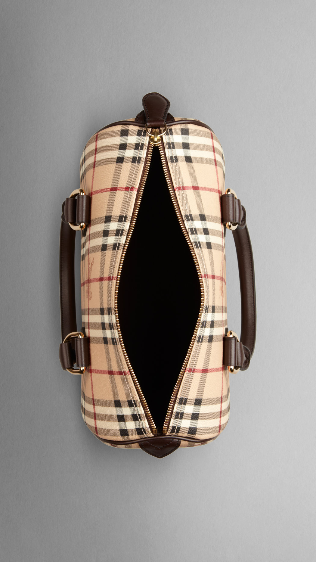 Burberry Grandi Haymarket check Bowling Borse 34600941