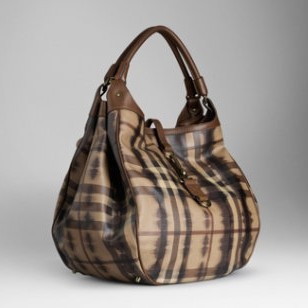 Burberry Grande tintura del legame affumicato Controllare Tote Borsa 37541921