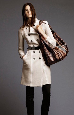 Burberry Grande tintura del legame affumicato Controllare Tote Borsa 37541921