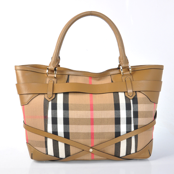 Burberry Media Briglia casa Controllare Tote Borsa 37.638.461-2