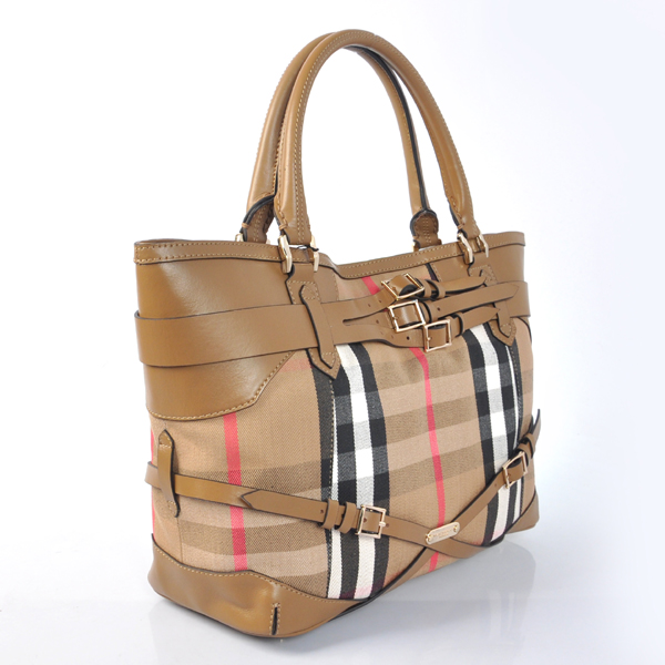 Burberry Media Briglia casa Controllare Tote Borsa 37.638.461-2