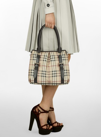 Burberry Piccolo Haymarket Controllare Tote Borsa 34600671