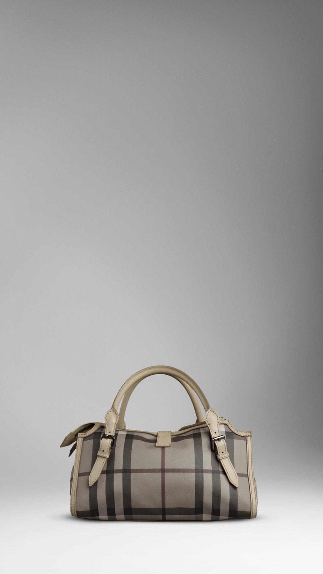 Burberry Piccolo affumicato Verifica catena Tote Borsa 37664261